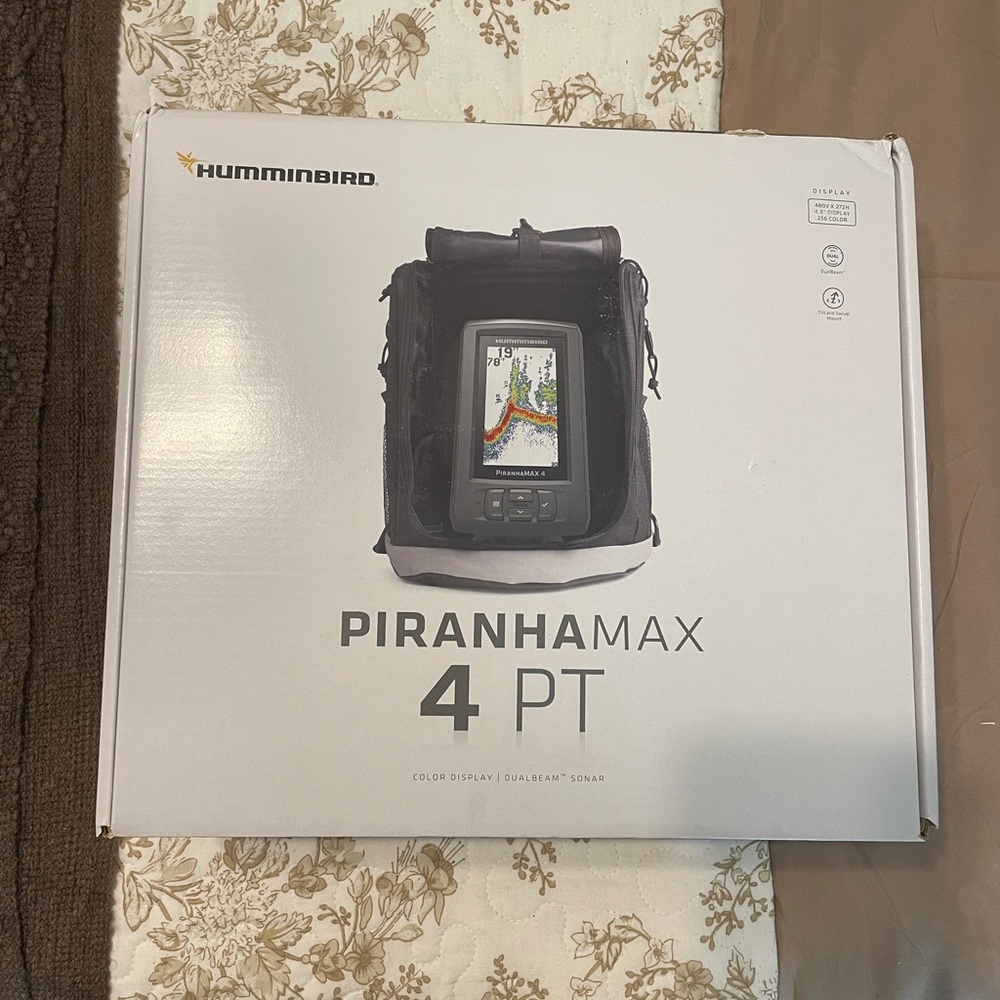 NWT Humminbird piranha max 4 pt portable fish finder